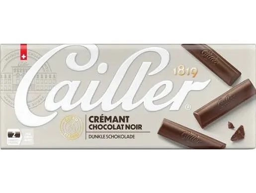 Cailer cremant chocolat noir 100g