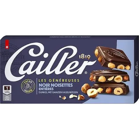 Cailer les genereuses noir noisettes 200g