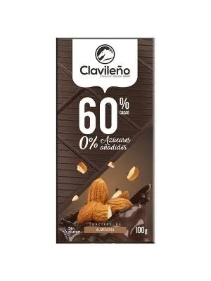 كلافيلينو 0% أزوكاريس أناديدوس 72% 100 جرام ألميندرا