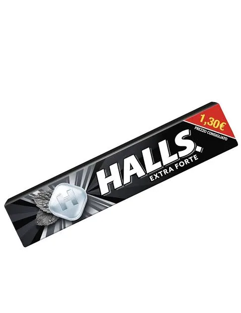 Halls – حلوى قوية جدًا خالية من السكر، 32 غ – حلوى بالمنثول منعشة للغاية