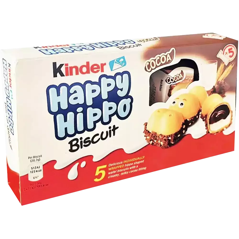 happy hippo kinder x5