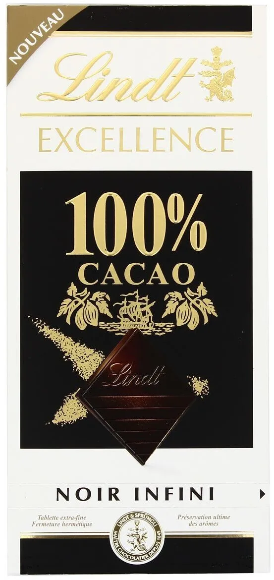 Lindt Excellence 100 Pur Cacao 50g