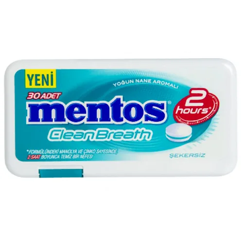 mentos clean breath nane ferahligi 21g