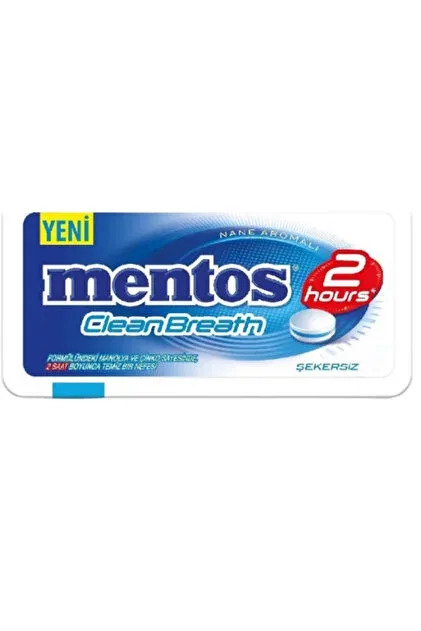 mentos clean breath nane ferahligi 21g