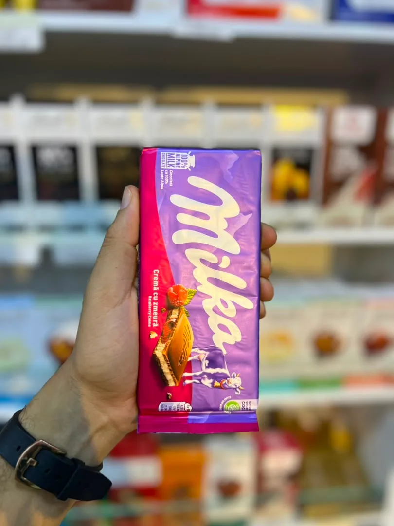Milka Raspberry Crème 100g