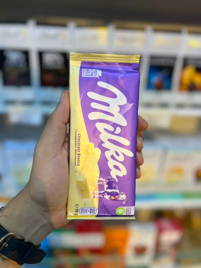 ميلكا الشوكولاتة البيضاء 90 غ