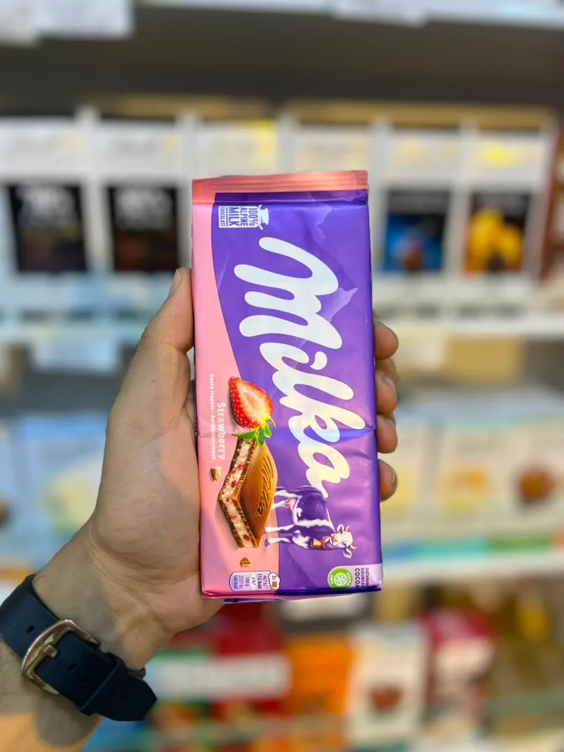 ميلكا بالفراولة 100 غ