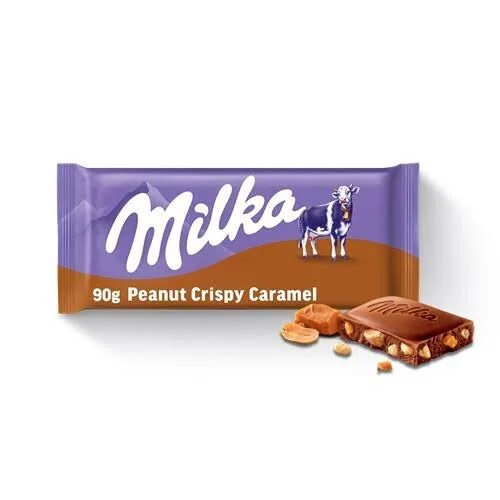 ميلكا كارامال كريسبي 100غ