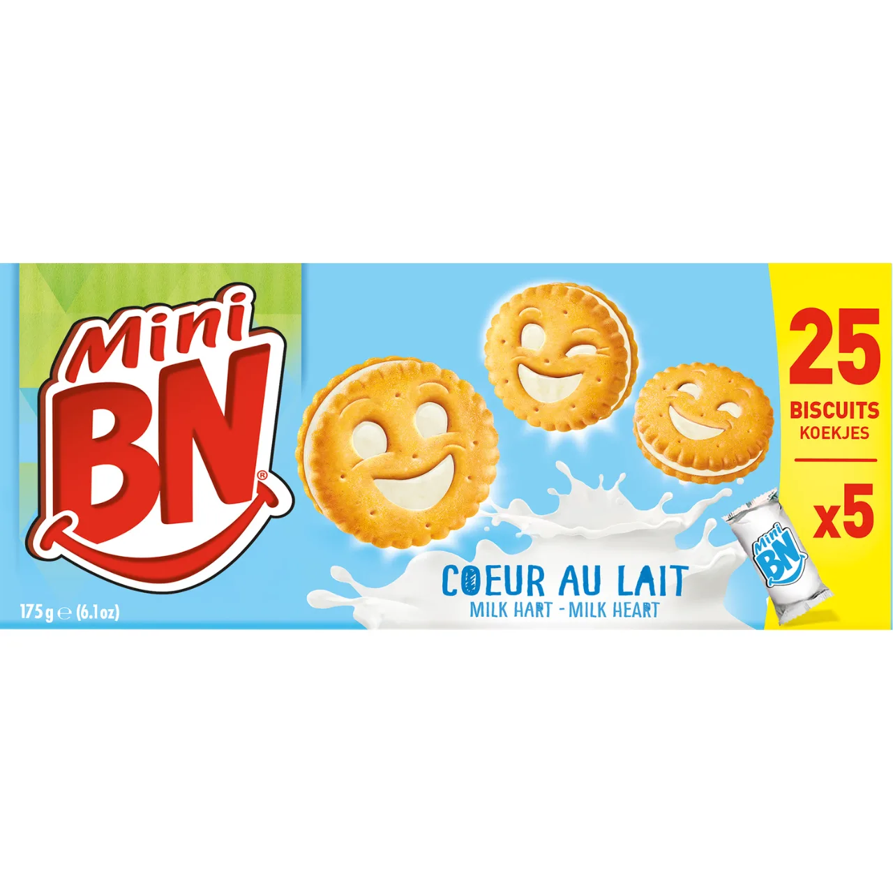 بسكويت BN صغير بالحليب – 175 غ 🍪🥛