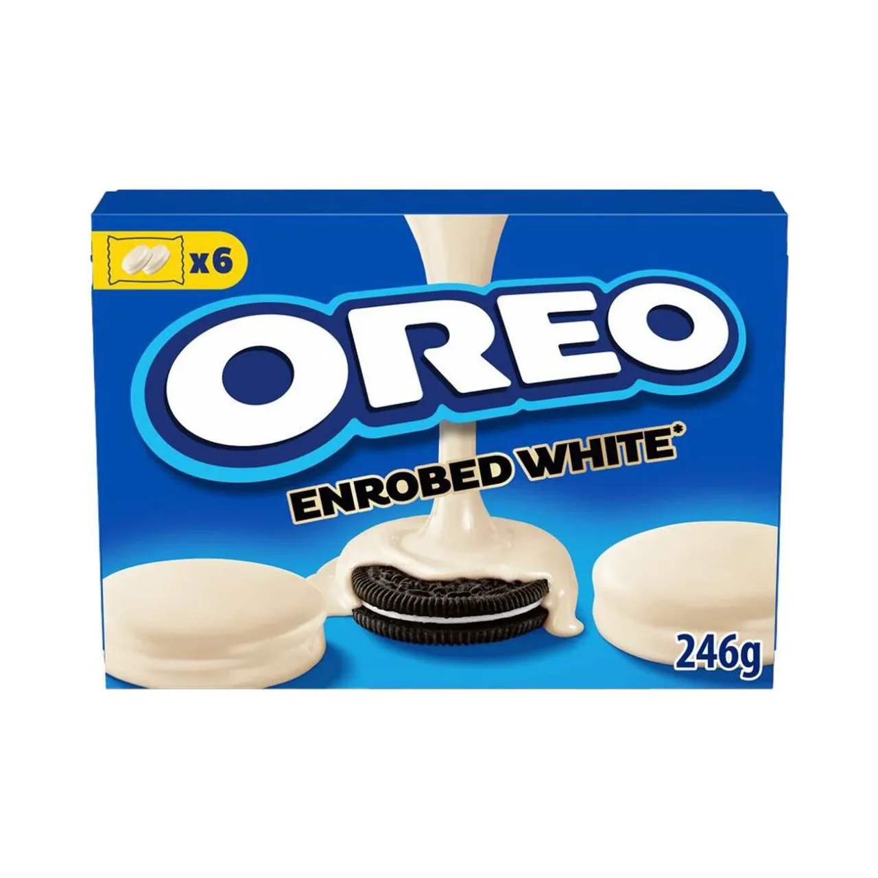 بسكويت Oreo Enrobed White بوزن 246 غ