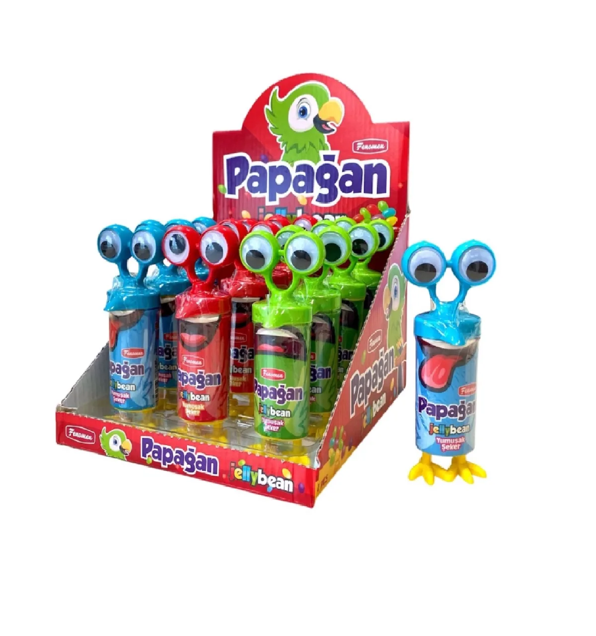 Papağan Jellybean (حلوى طرية) من علامة Fenomen: