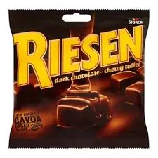 Riesen Dark Chocolate Chewy Toffee 150g