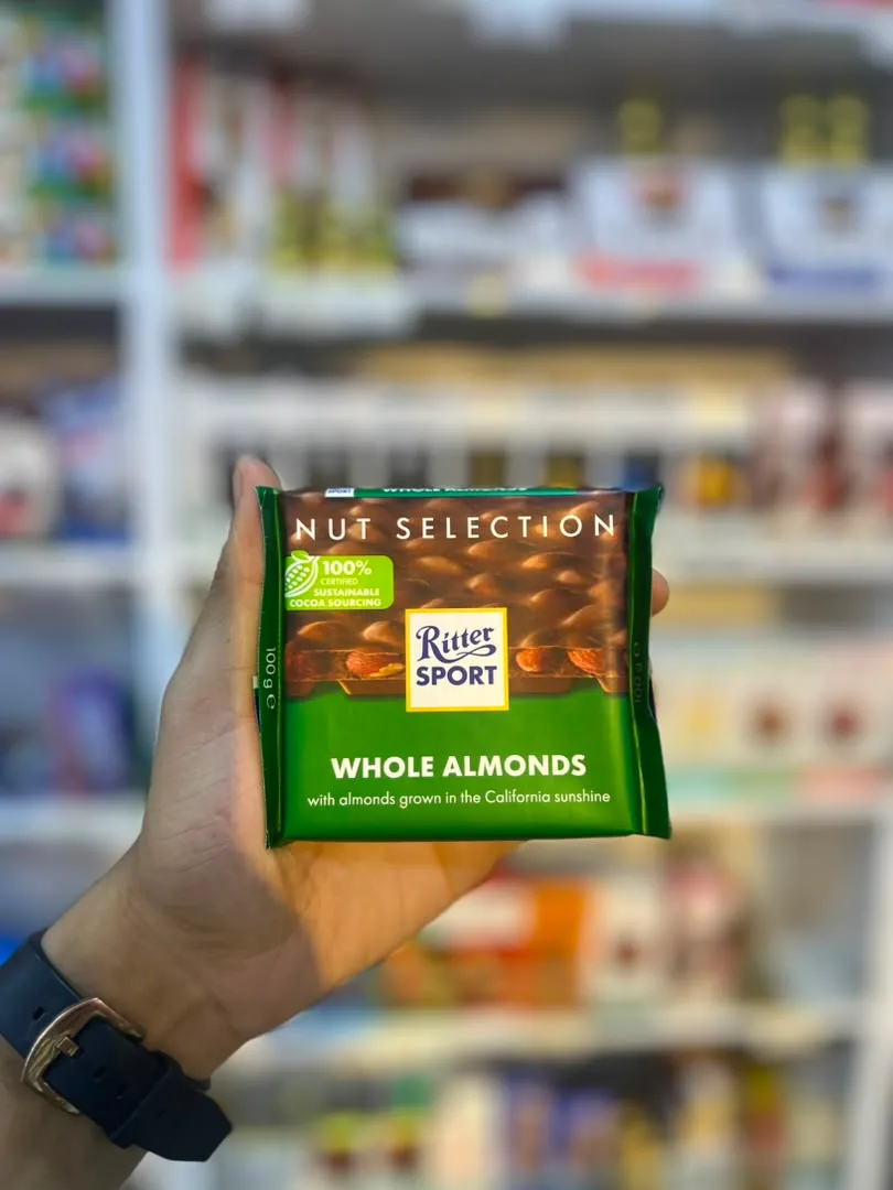 Ritter Sport Whole Almonds 100g