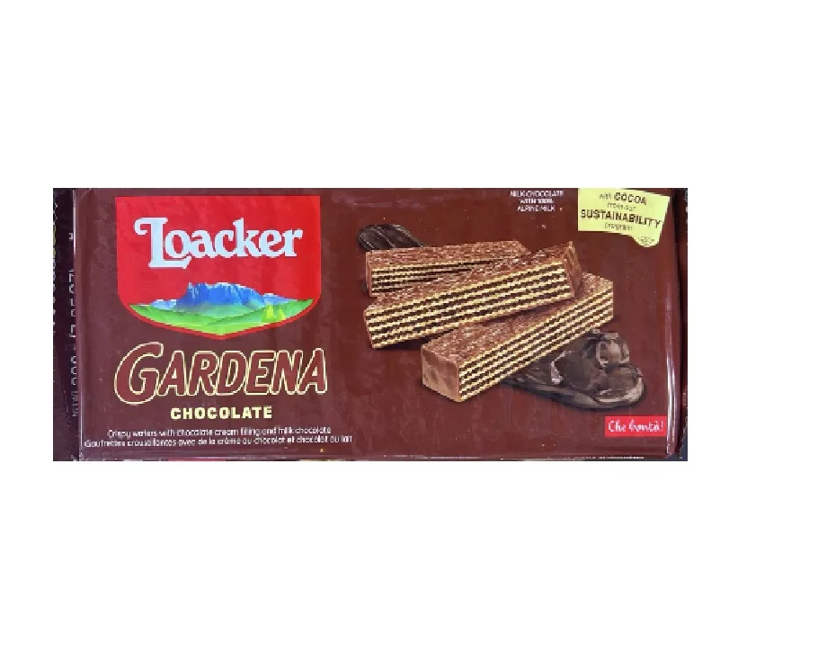 Loacker Gardena مغطى بالكامل بشوكولاتة الحليب.200غ