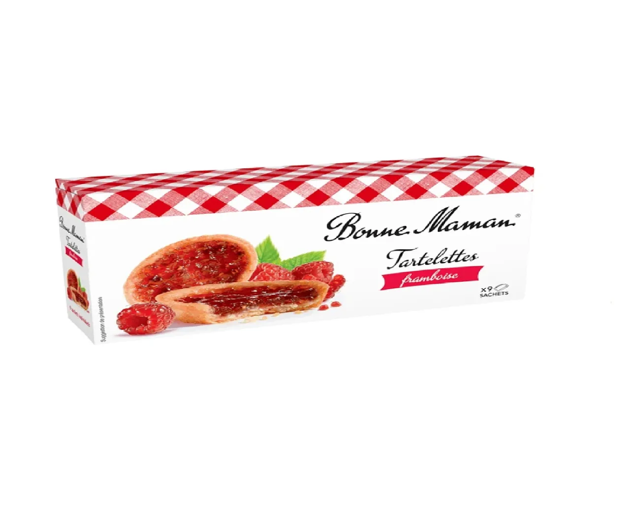 Tartelettes framboise avec arômes naturels. 135 g