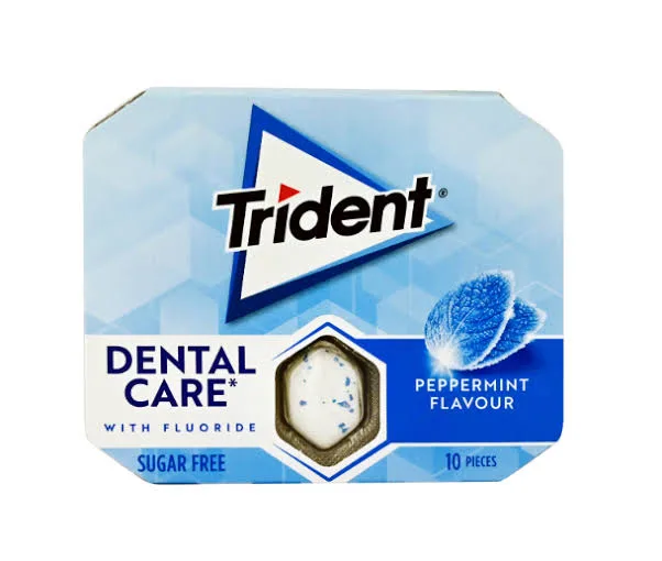 ترايدنت للعناية بالأسنان (Trident Dental Care) - عبوة 10 قطع، 17 غرام