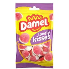 Damel Lovely Kisses – 100 g son savoureux mélange de saveurs fraise et crème.